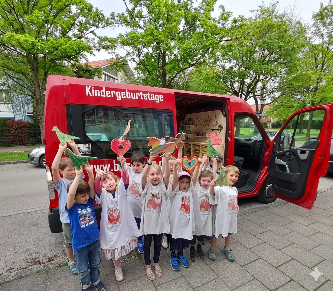 Kinder basteln Bonn – Basti-Bus mobile Kinderwerkstatt Kinder basteln Bonn – Basti-Bus mobile Kinderwerkstatt