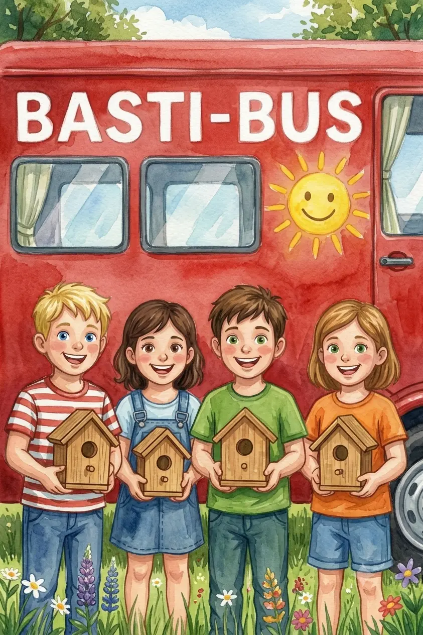 Kindergeburtstag Kinderwerkstatt Basti-Bus
