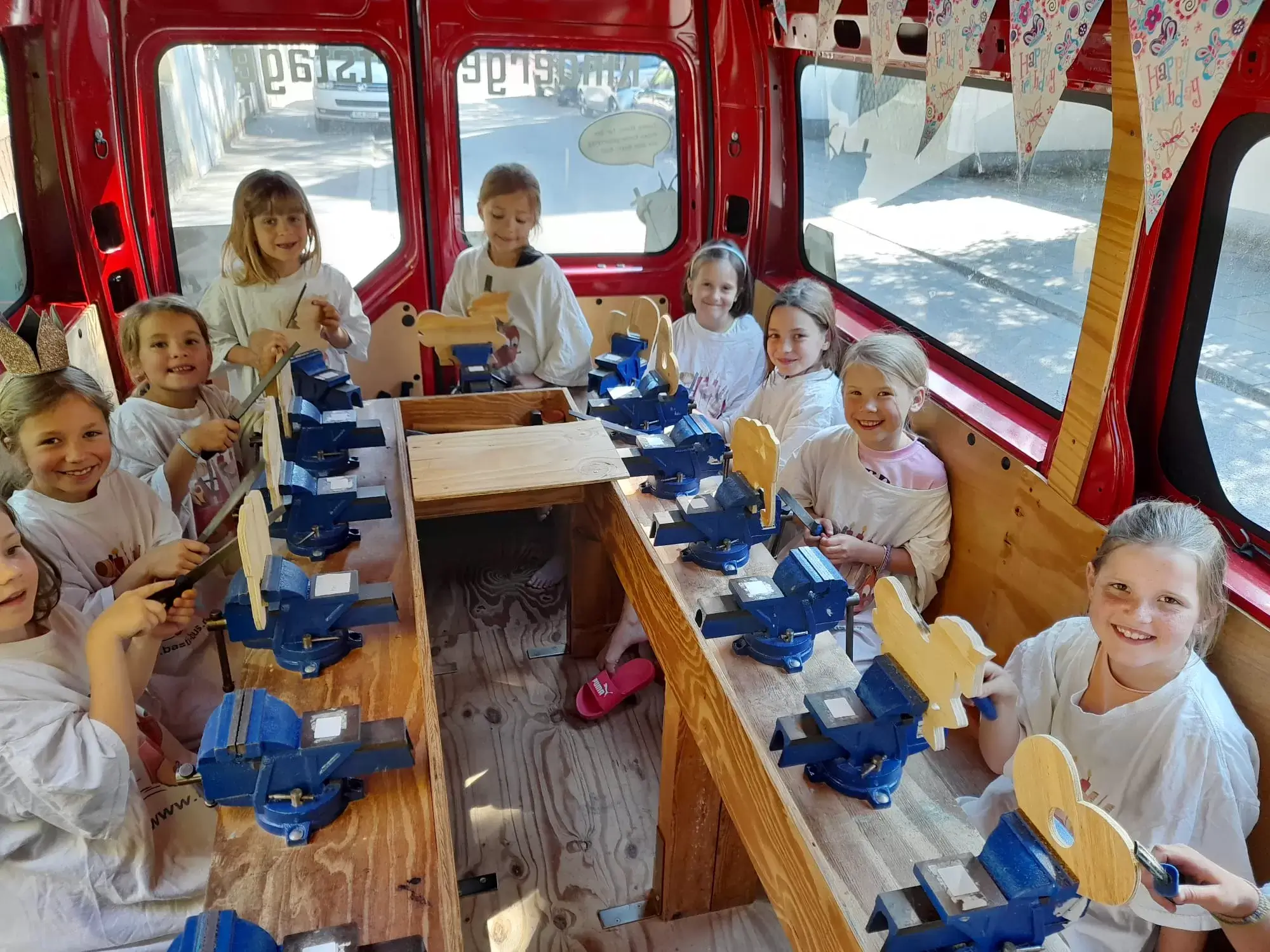 Kindergeburtstag Köln im Basti-Bus