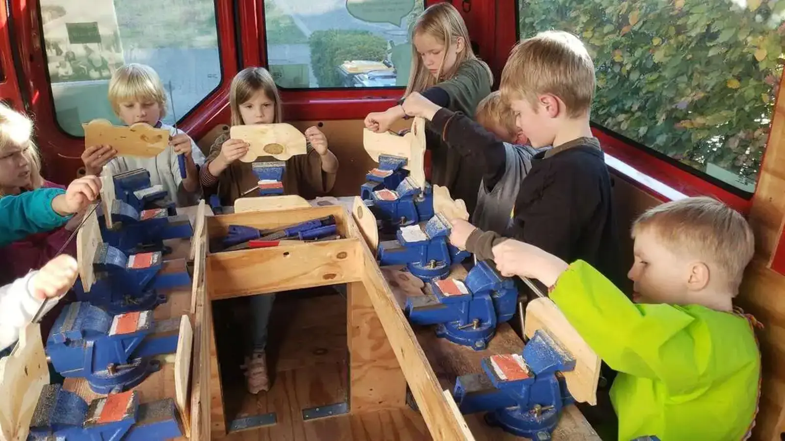 Mobile Kinderwerkstatt Kindergeburtstag Berlin