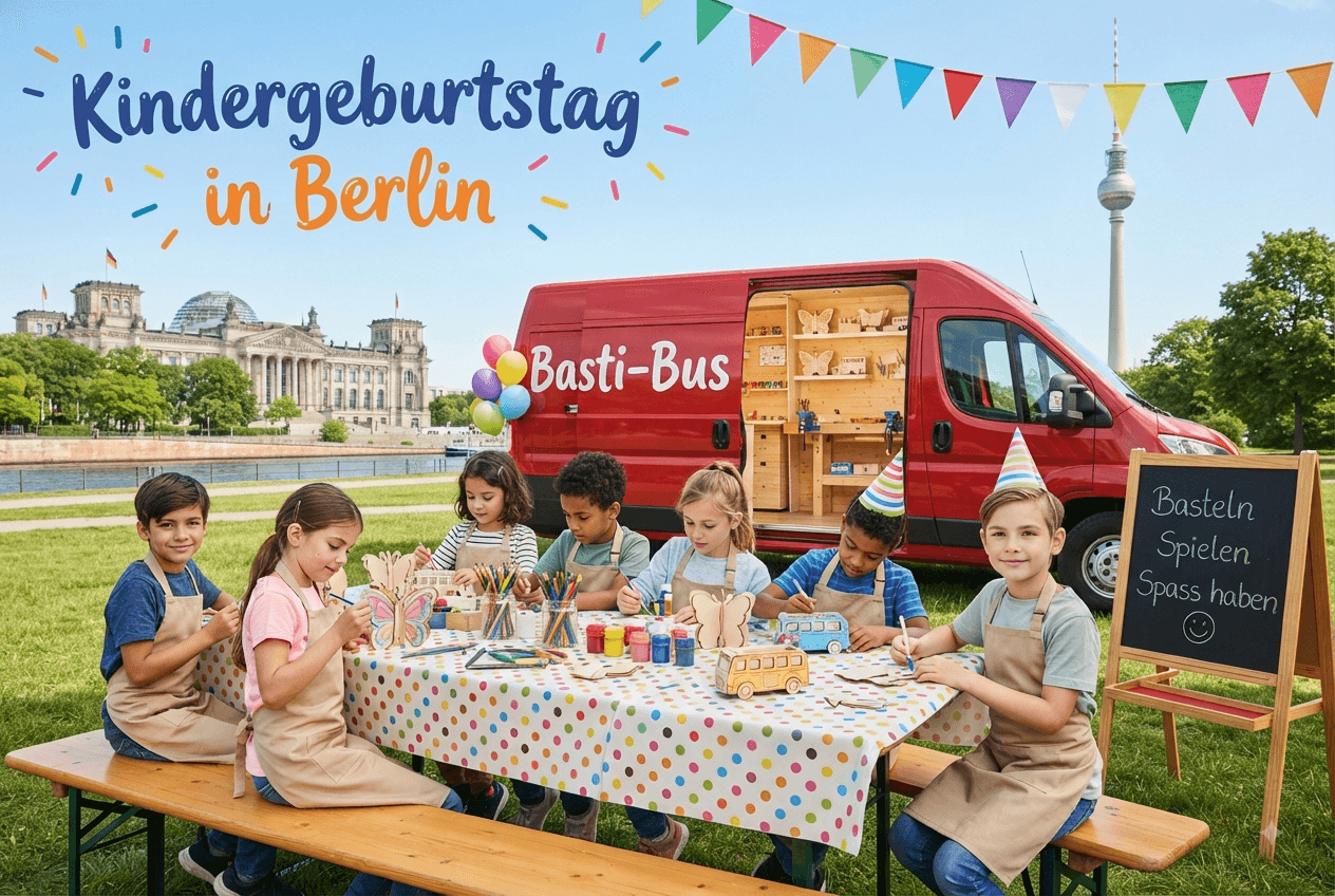 Kindergeburtstag Berlin mit dem Basti-Bus
