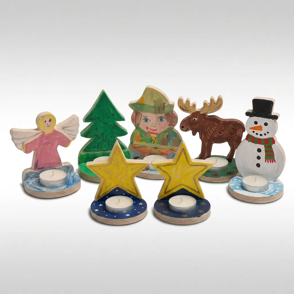 Weihnachtsmotive mit Teelicht Weihnachtsmotive mit Teelicht